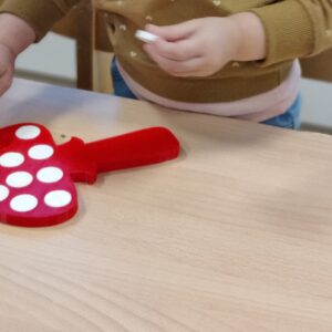 Paddenstoel met stippen