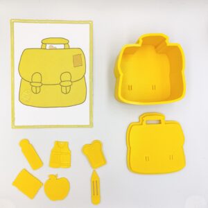 Educatieve boekentas-doosje voor kleuters – sorteren & leren