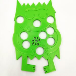 kleurenmonsters met gaten per stuk