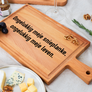 Snijplank "Rectangle Deluxe" met handvat 38x20cm