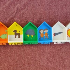 Dagenhuisjes – Leer de Week met Symbolen