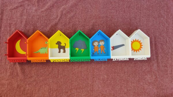 Dagenhuisjes – Leer de Week met Symbolen